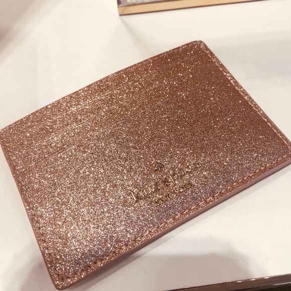 kate spade Handbags - 💋 Kate Spade wallet card holder Glitter